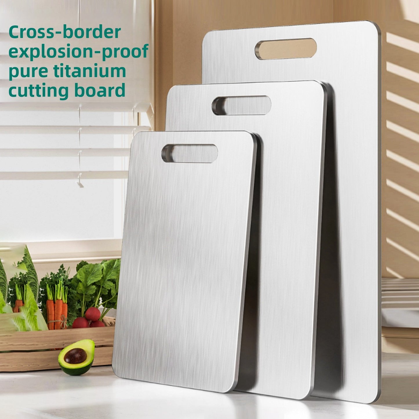 Titanium Cutting Board Pure Titanium Double-sided Cutting