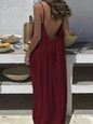 Women's Backless Loose Dress