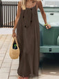 Women's Backless Loose Dress